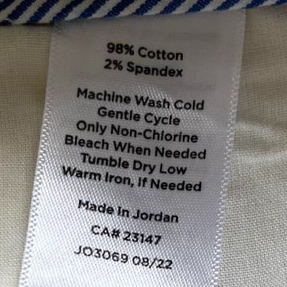 TALBOTS Relaxed Chino yellow Straight Leg Trousers for Women size 6 - Picture 7 of 11